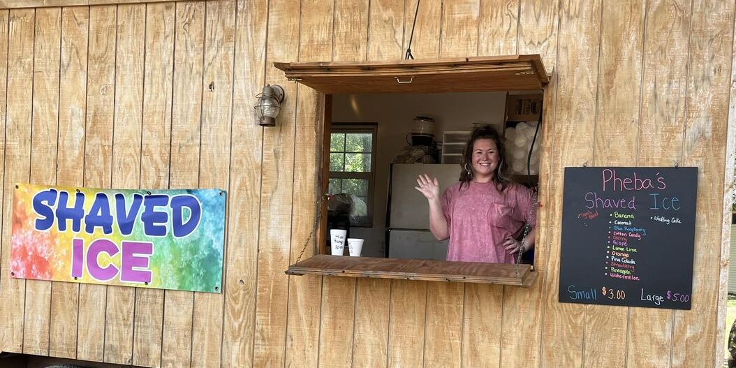 Shaved Ice at Phebas Diner